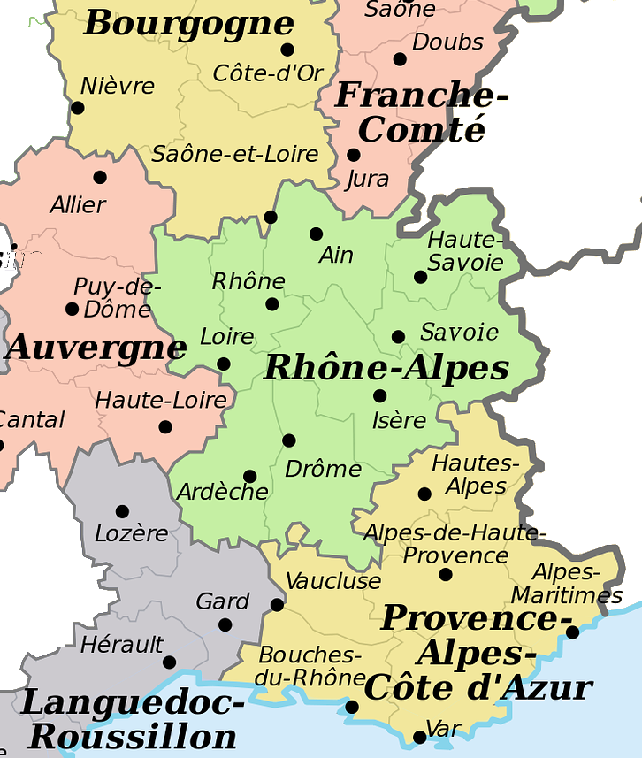 Carte de la France